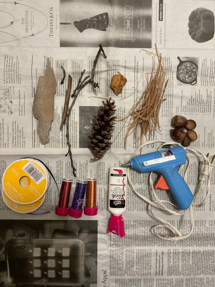 Lay out your supplies